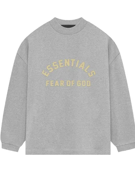 Essential Light Heather Crewneck