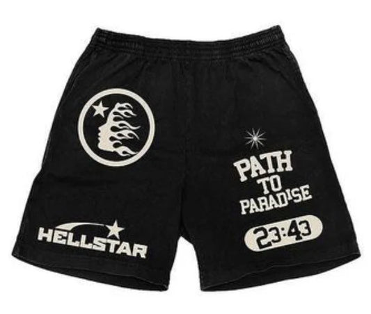 Used Hellstar “Path to Heaven” Shorts