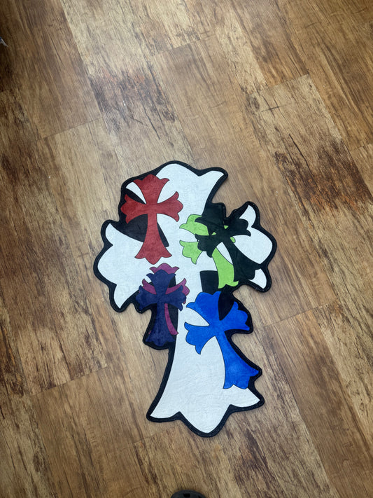 Chrome Heart Cross Rug
