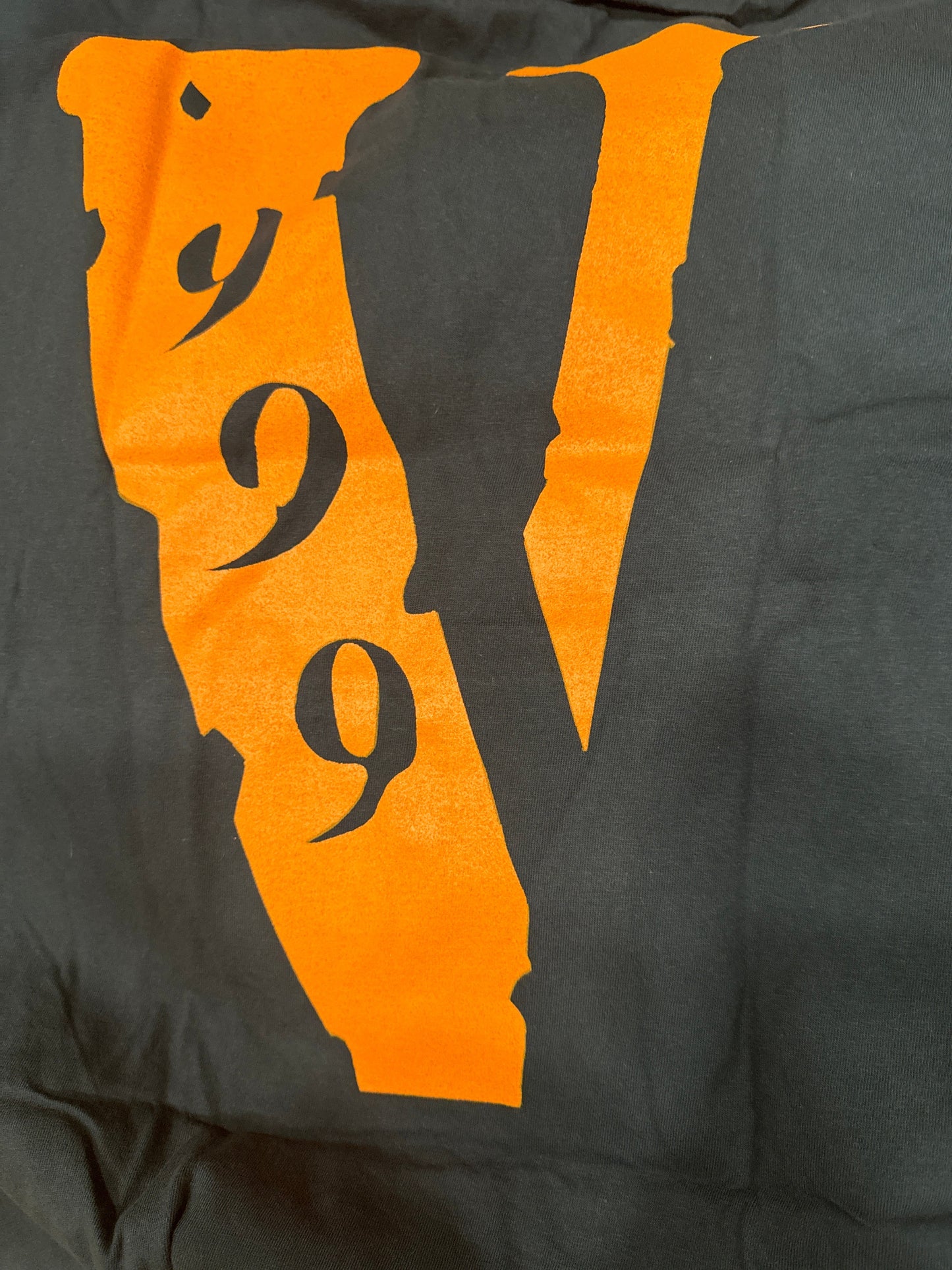 Vlone Juice Wrld Orange Black Tee