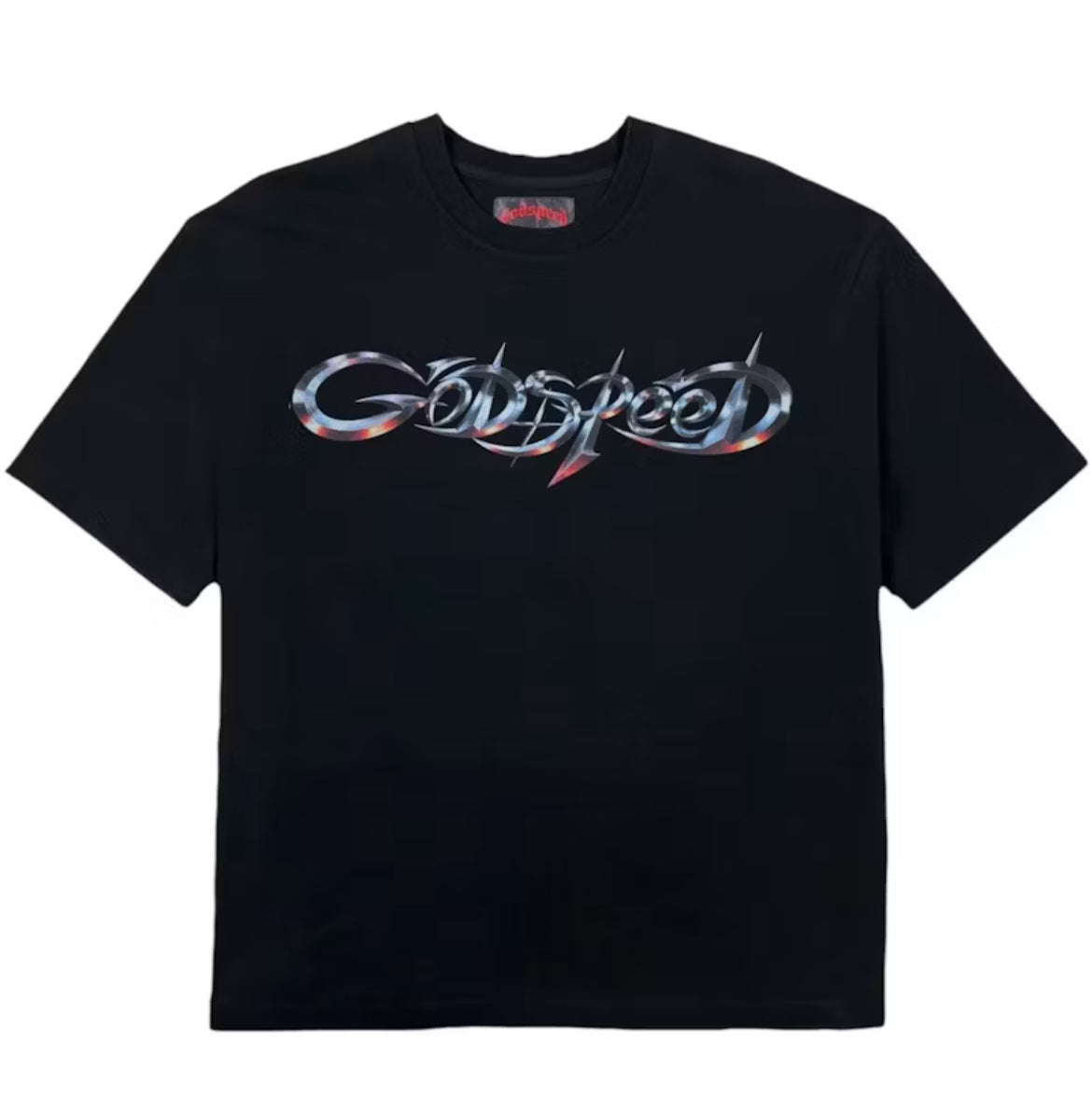 God speed black new age logo tee