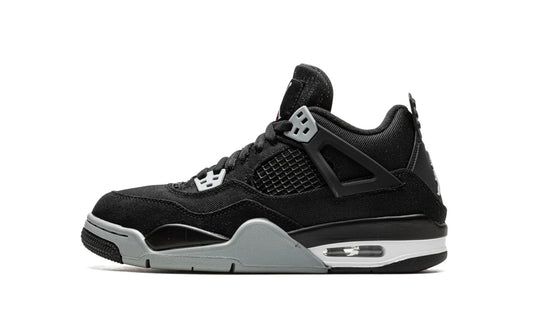 Jordan 4 Black Canvas